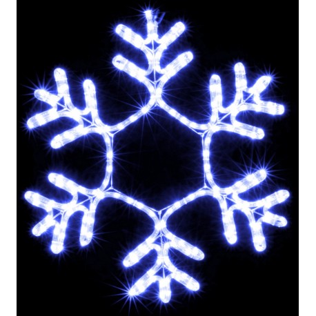 Уличная гирлянда DELUX MOTIF SNOWFLAKE (снежинка) 0,55m синяя IP44 EN