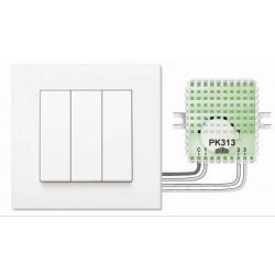 Пульт для кнопок PK313-1 (сценарий + 2 группы света)