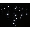 Уличная гирлянда DELUX ICICLE (бахрома) 90LED 2x0.5m белый/черный IP44 EN