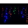 Уличная гирлянда DELUX ICICLE (бахрома) 90LED 2x0.5m мульти/черный IP44 EN